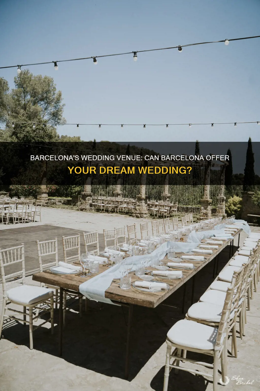 can barcelona wedding venue