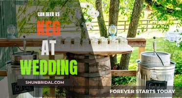 Beer Battle: Can vs Keg at Weddings