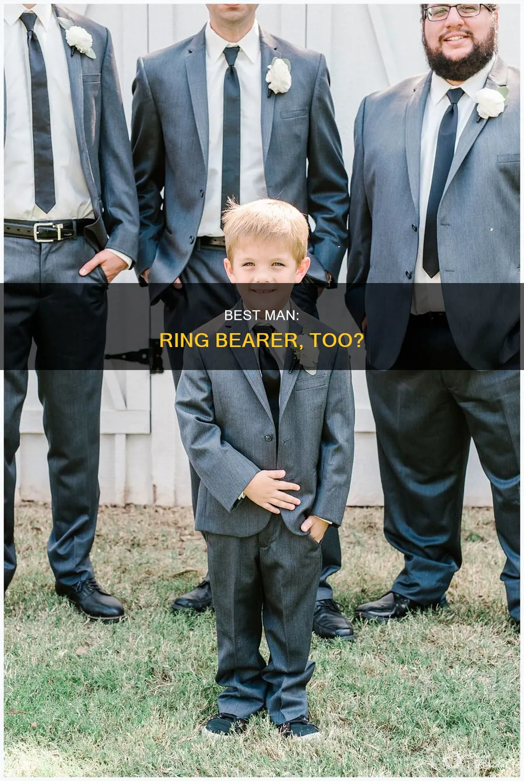 can best man be ring bearer