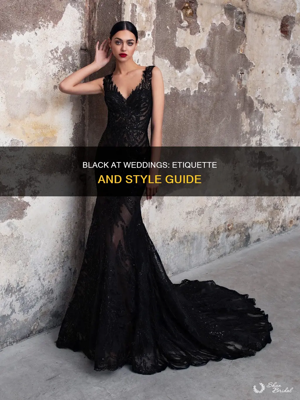 can black be worn to a wedding