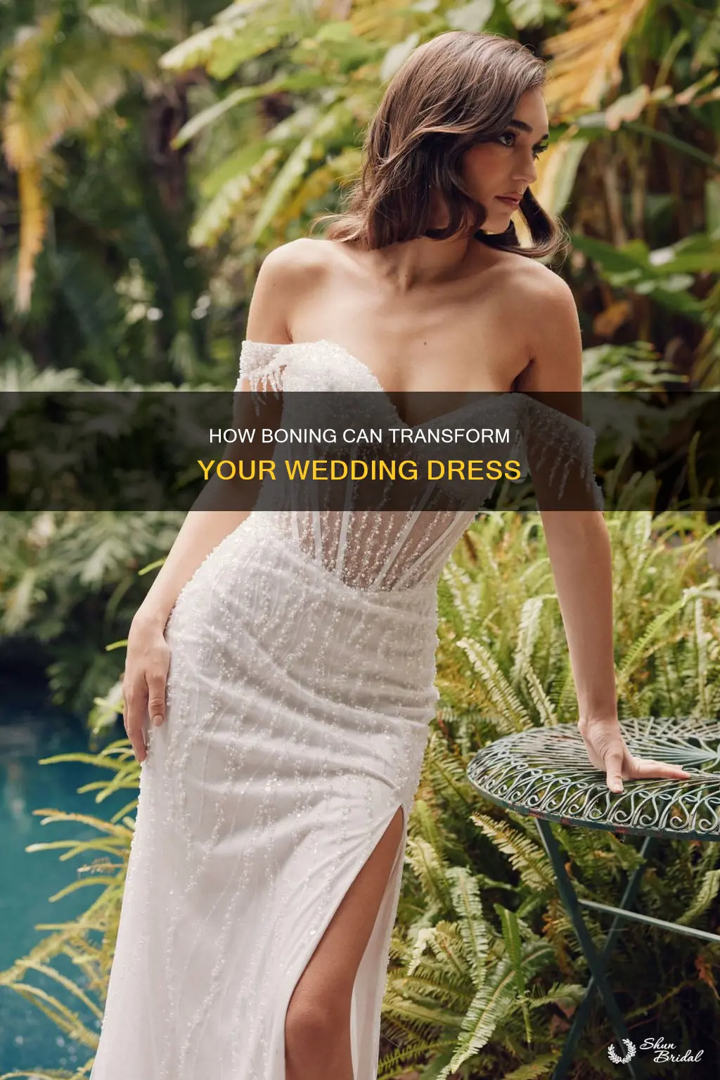 can boning be added to a wedding dress