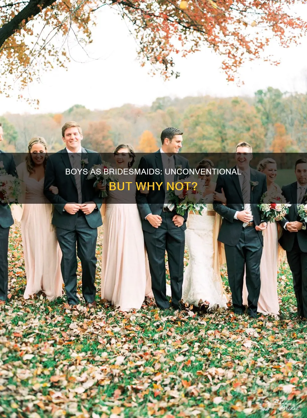 can boys be bridesmaids