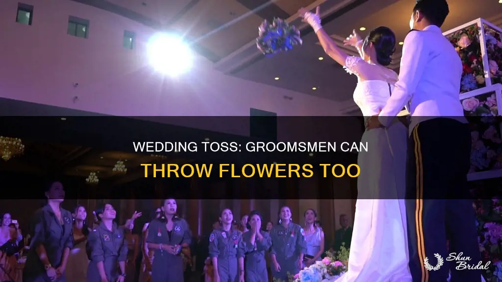 can boys throw flowers at the wedding