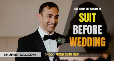 Groom in Suit: Should the Bride See Before Wedding?