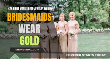 Bride in Silver, Bridesmaids in Gold: Can it Work?