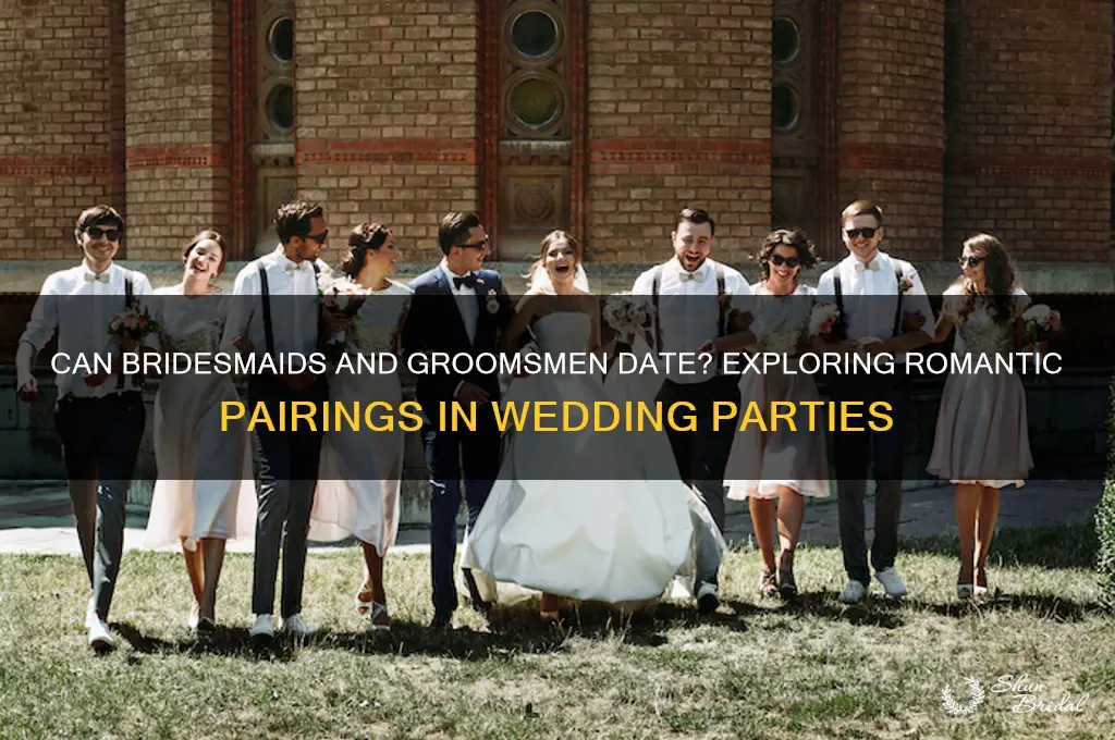 can bridemaids and groomsman be a couple