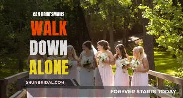 Bridesmaids Walking Solo: Is It Okay?