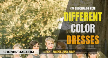 Bridesmaids in Different Dress Colors: A Unique Wedding Trend