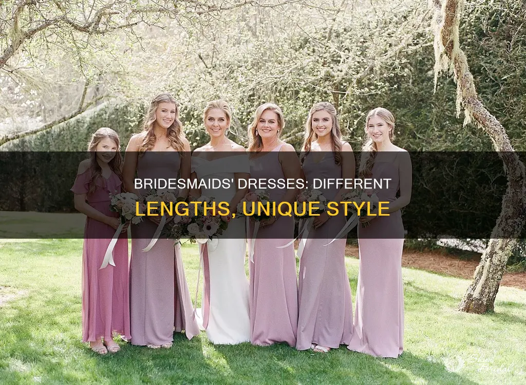 can bridesmaids wear different length dresses