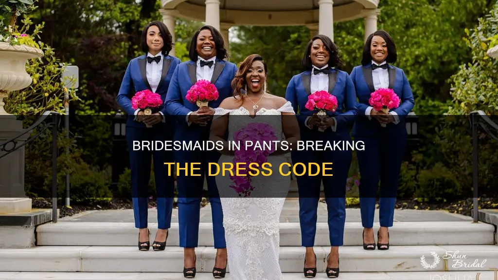 can bridesmaids wear pants