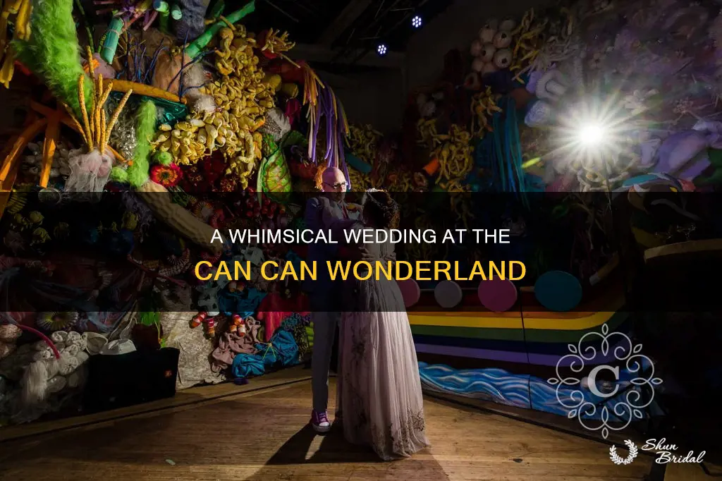 can can wonderland wedding