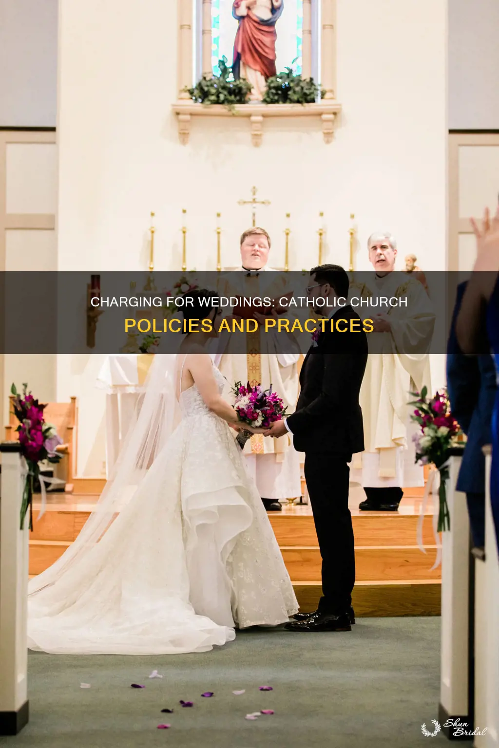 can catholic churches charge for weddings