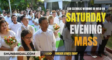 Saturday Evening Nuptials: Catholic Weddings and Mass