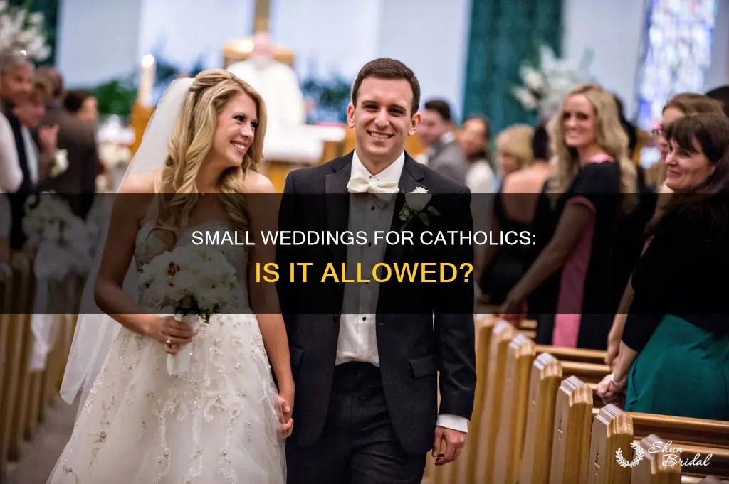 can catholics have small weddings