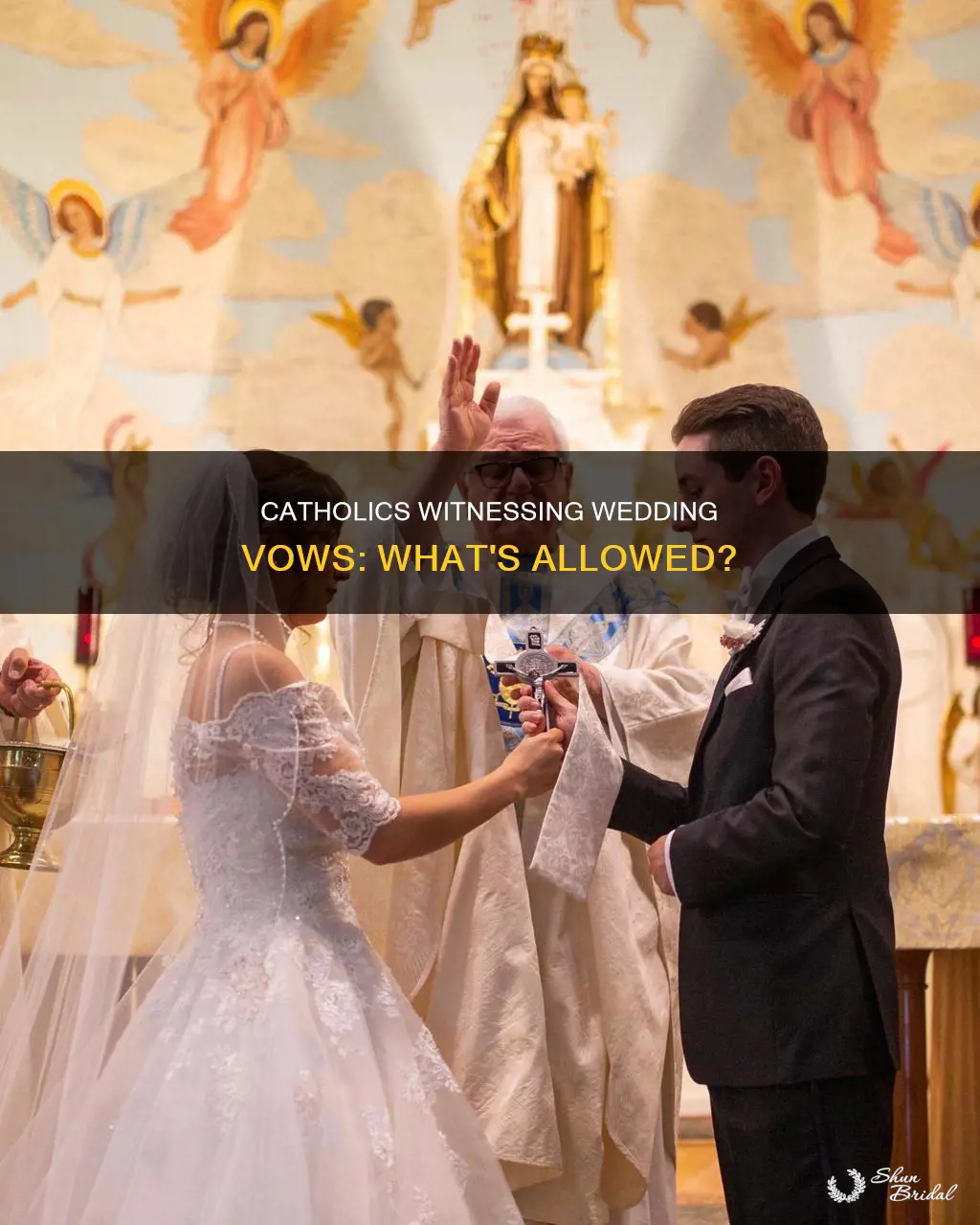 can catholics witness wedding vows