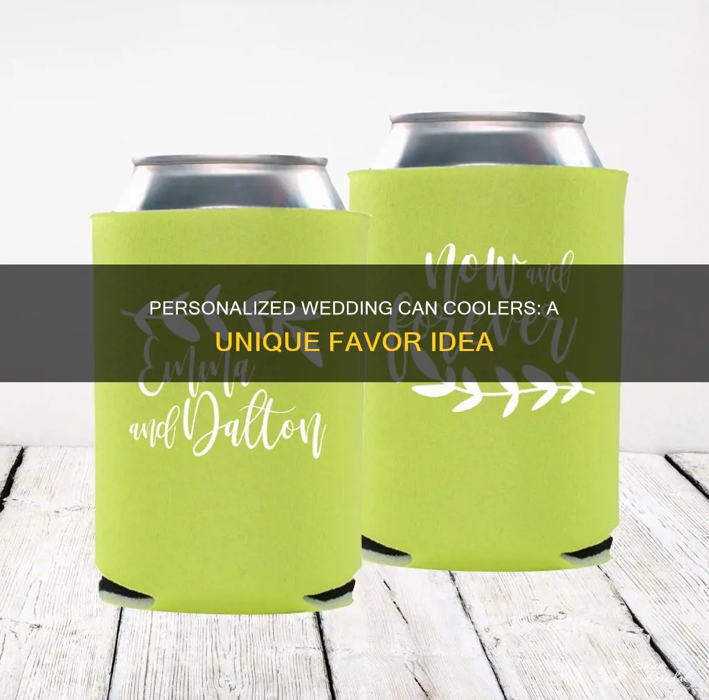 can coolers personalized wedding