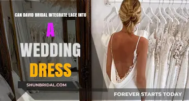 How David's Bridal Uses Lace in Wedding Gowns