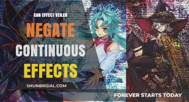 Can Effect Veiler Negate Continuous Effects in Card Games?