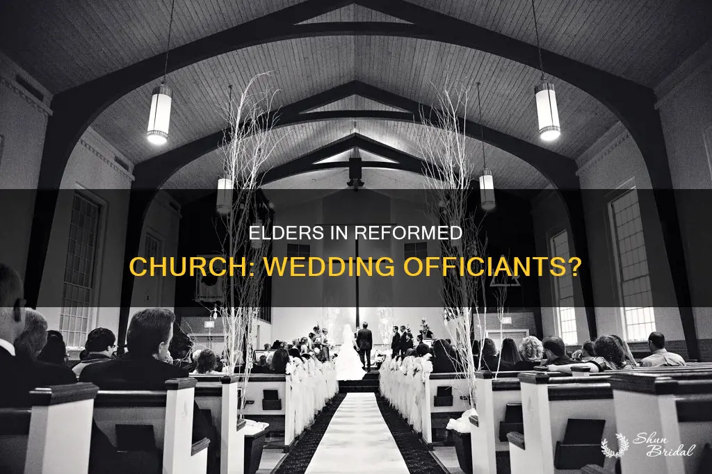 can elders in the reformed church in america preform weddings