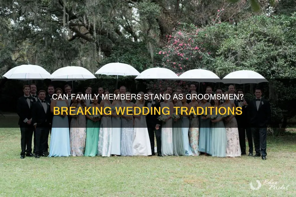 can family be groomsmen