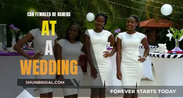 Ushers: Females Can Take Their Place at Weddings