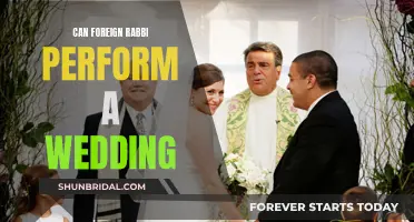 Foreign Rabbi Wedding Officiant: Is It Legal?