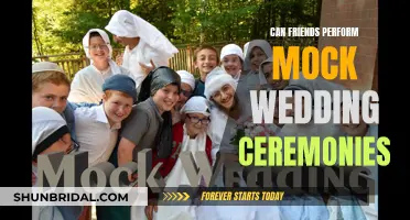 Mock Wedding Ceremonies: Can Friends Officiate?