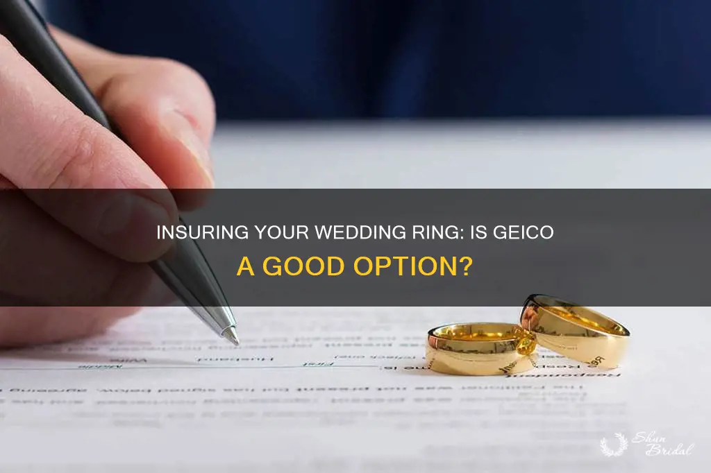 can geico insure wedding rings