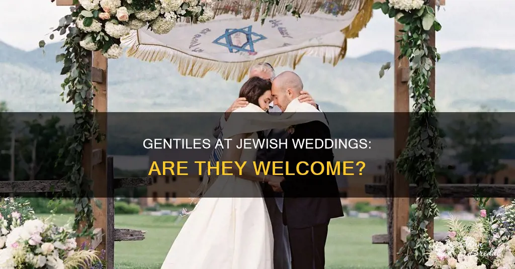 can gentiles attend a jewsith wedding