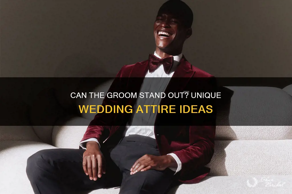 can groom look different to the groomsmen