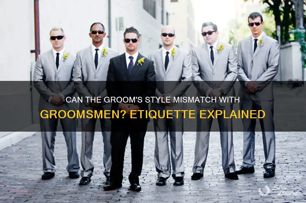 can groom mismatch with groomsmen