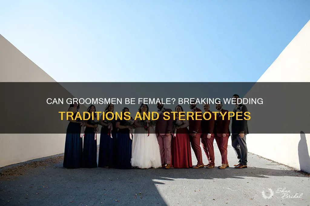 can groomsmen be female