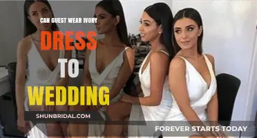 Ivory Dresses: A Guest's Wedding Wear Choice?