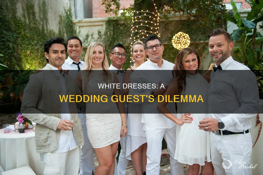 can guest wear white dress to wedding
