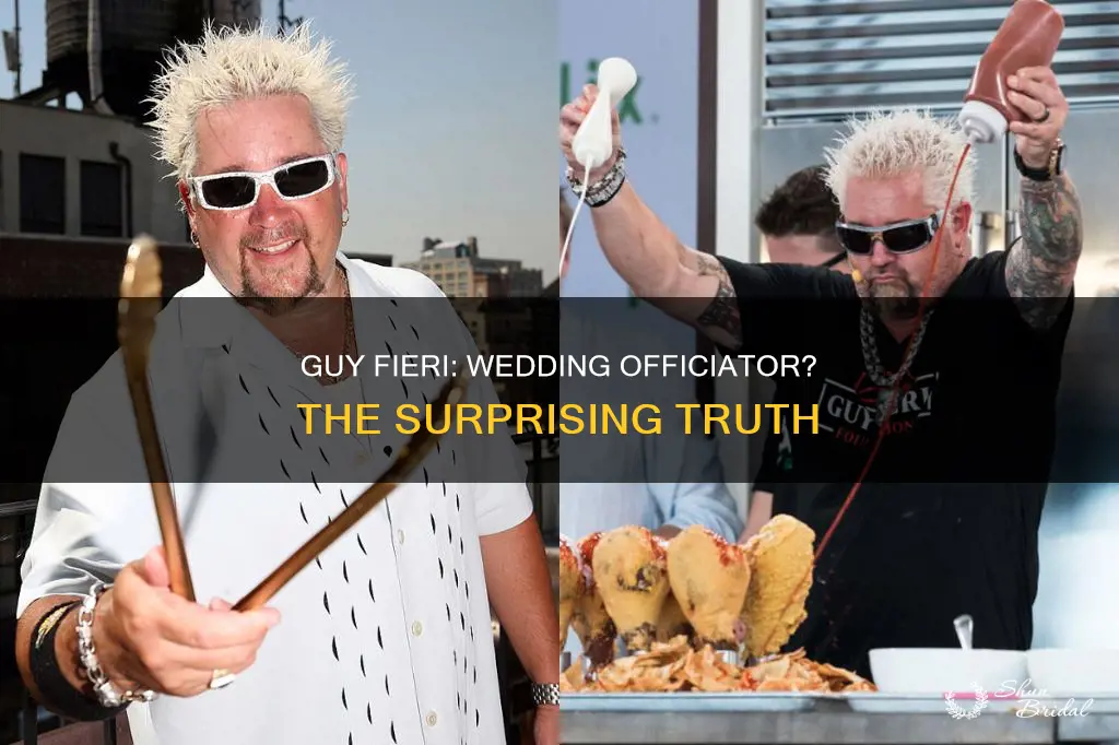 can guy fieri officiate weddings