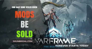 Selling Half-Done Veiled Riven Mods: Is It Possible or Profitable?