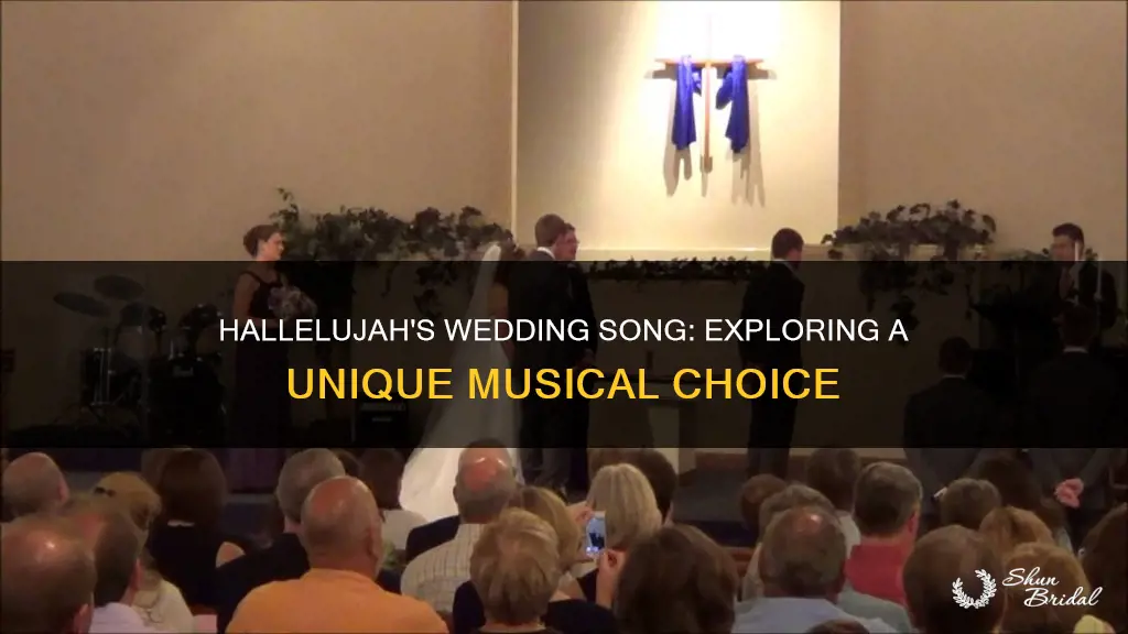 can hallelujah be a wedding song