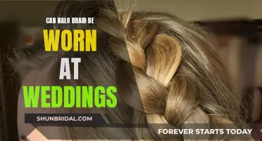 Halo Braid: A Unique Wedding Hairstyle Option?