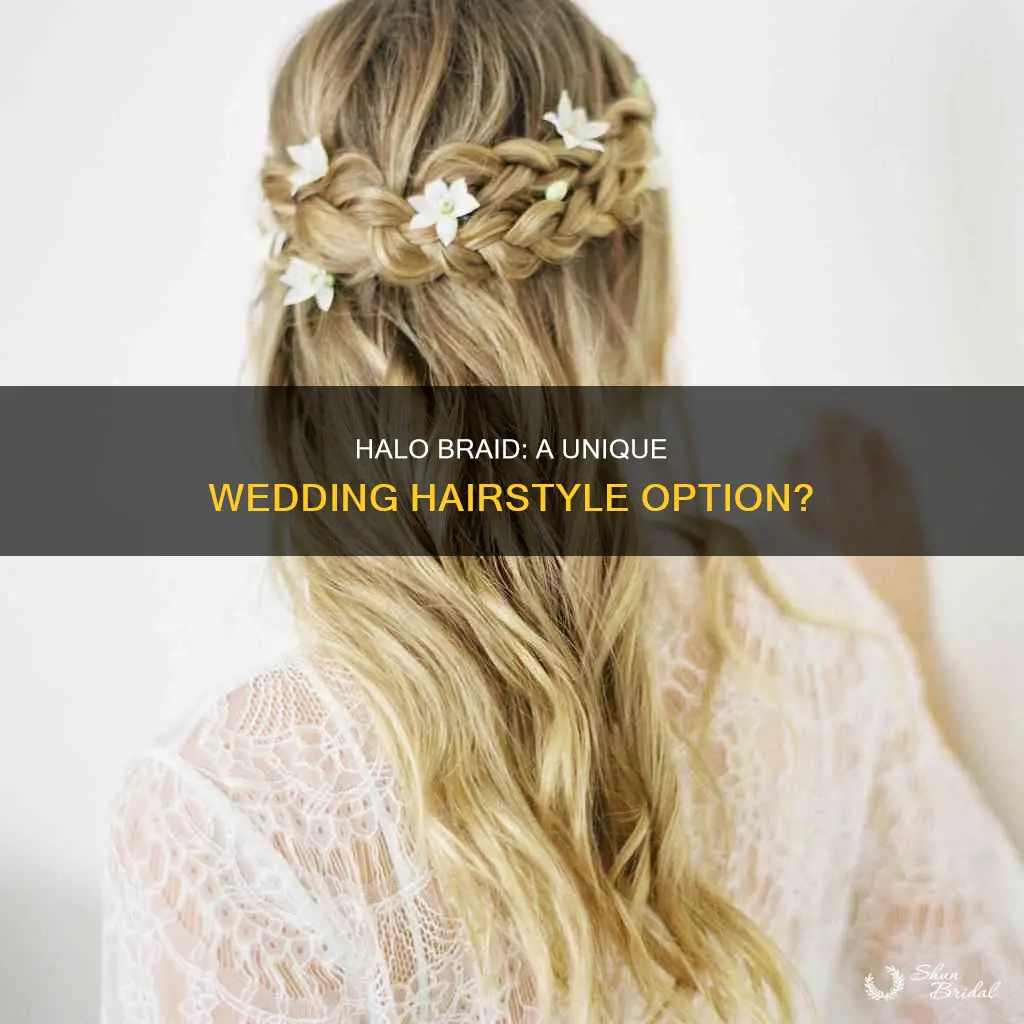 can halo braid be worn at weddings