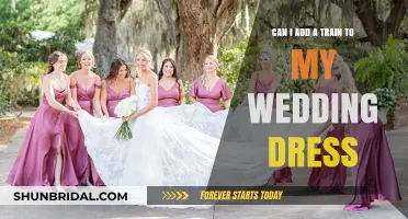 How to Tastefully Add a Train to Your Wedding Dress