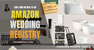 How to Add Creative Ideas to Your Amazon Wedding Registry