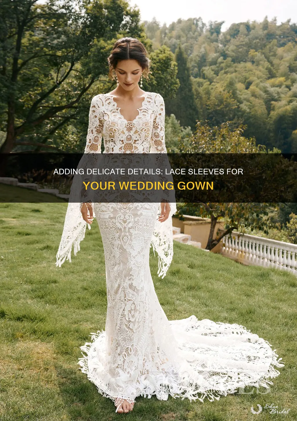can I add lace sleeves to my wedding dress
