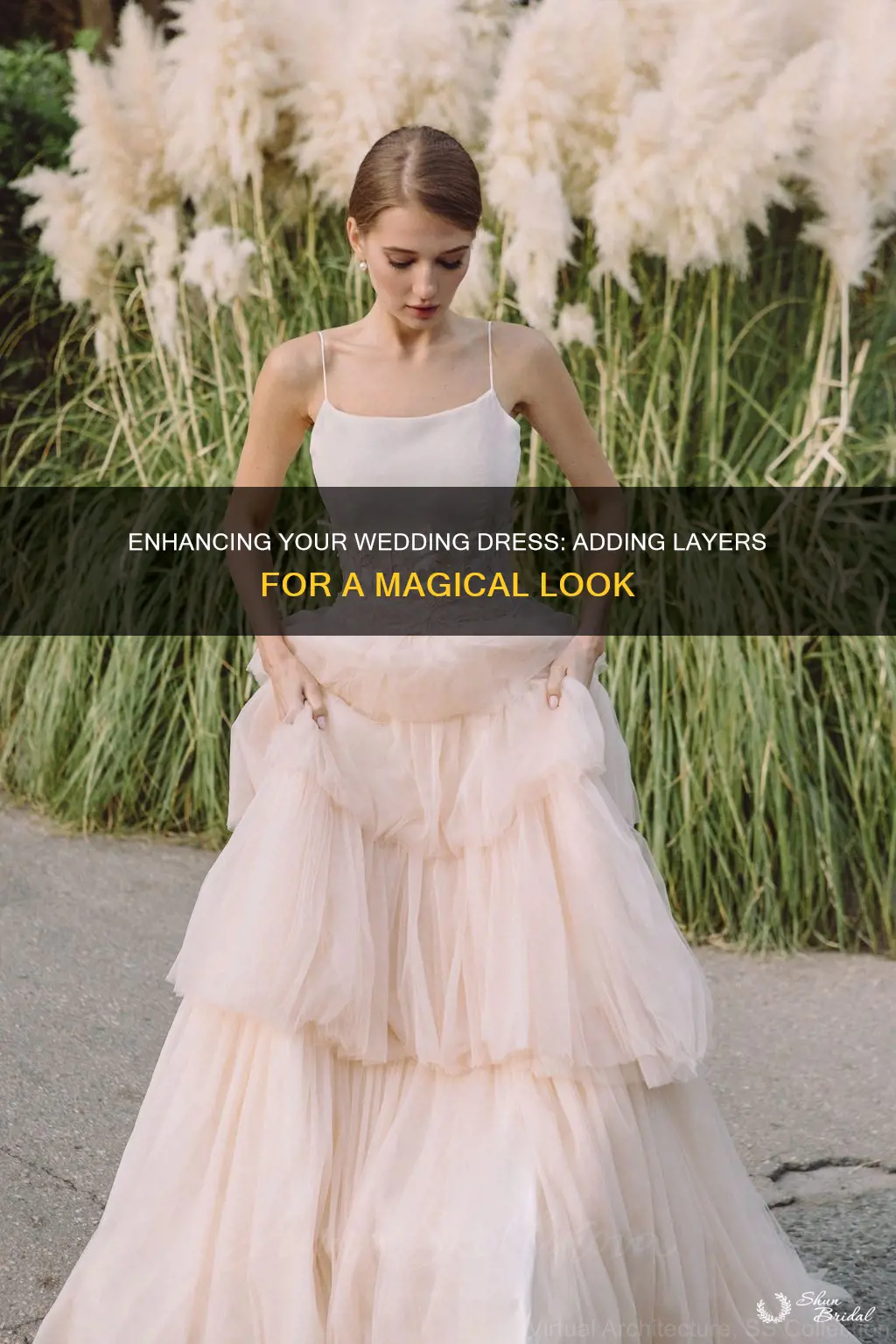 can I add more layers to wedding dress