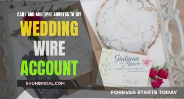 How to Add Multiple Addresses on Your Wedding Wire Account