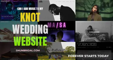 How to Add Music to Your Knot Wedding Website