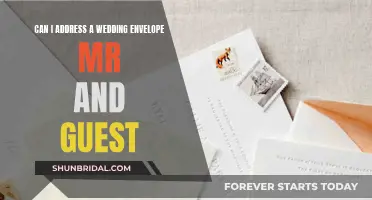 Addressing Wedding Envelope Etiquette: "Mr. and Guest"?