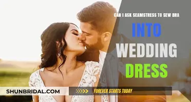 How to Sew a Bra into Your Wedding Dress