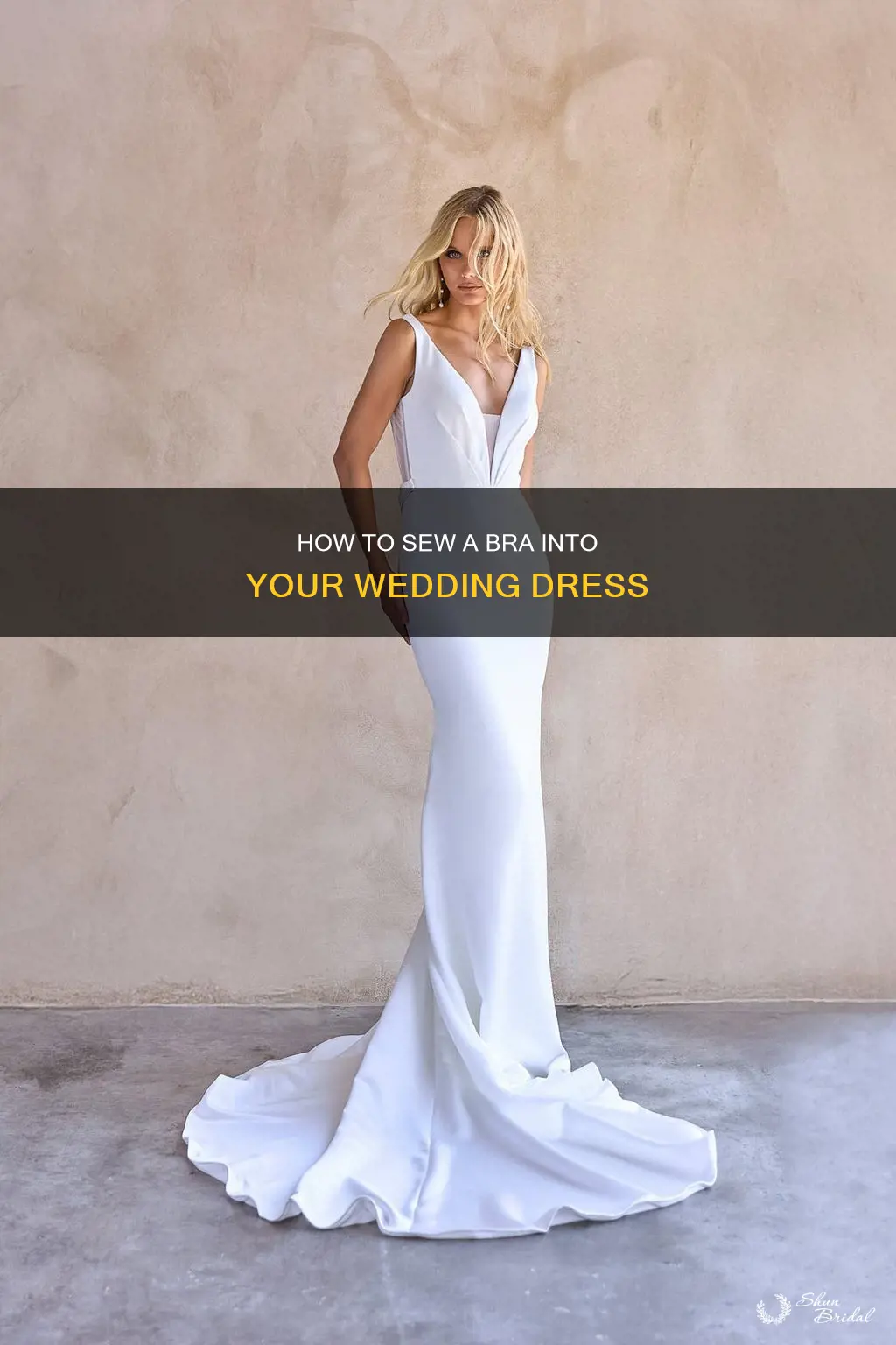 can I ask seamstress to sew bra into wedding dress