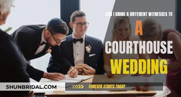 Witnesses at a Courthouse Wedding: Who Can I Bring?