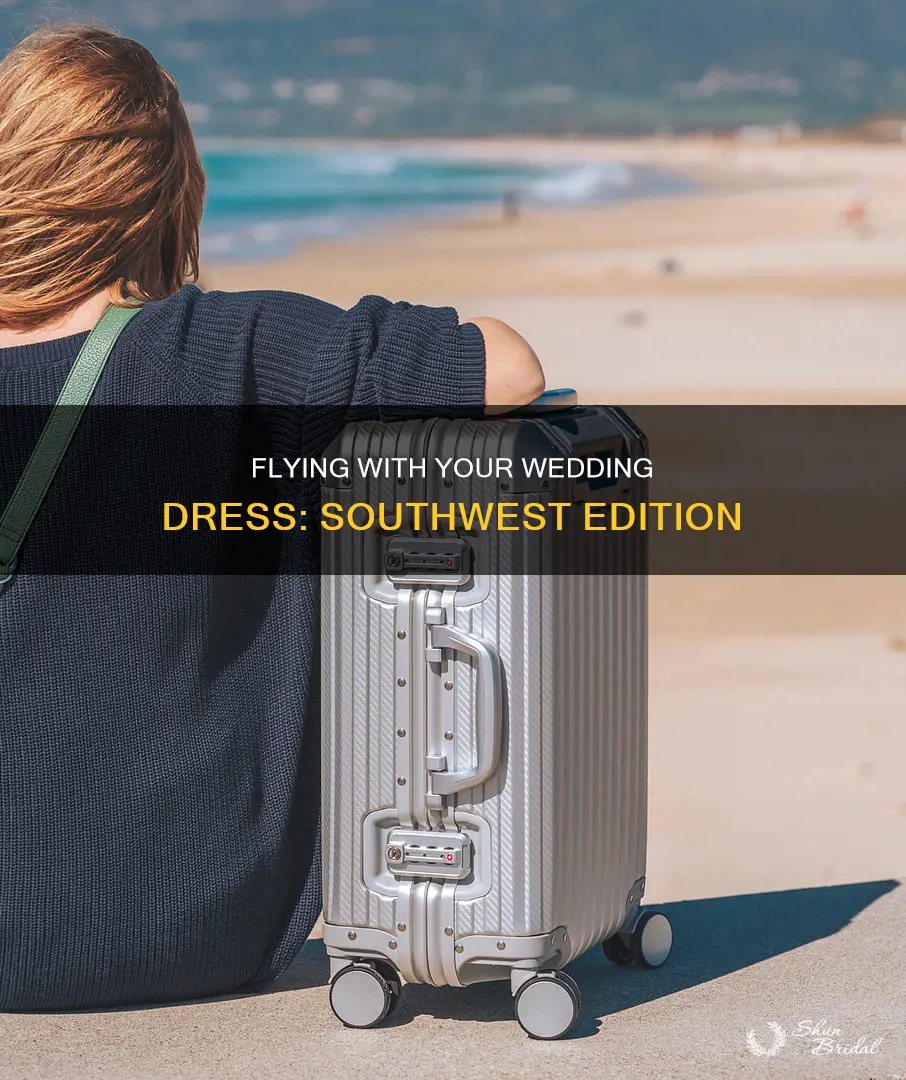 can I bring wedding dress on plane southwest